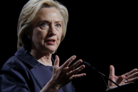 Democratic presidential candidate Hillary Clinton speaks before the U.S. Conference of Mayors in San Francisco, California, on Saturday, June 20, 2015. Clinton spoke about the shooting in Charleston and the continued existence of racism in the United States.